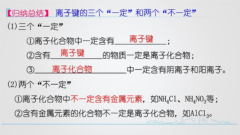 人教版高中化学必修第一册 第四章 第三节 化学键课件08