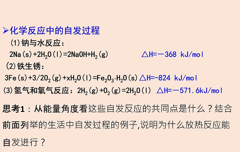 人教版高中化学选修1 第二章 第三节  化学反应进行的方向 课件07