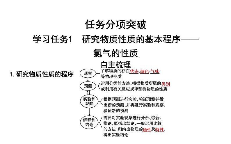 鲁科版高中化学必修第一册第1章第2节第2课时研究物质性质的基本程序课件第4页