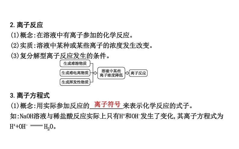 鲁科版高中化学必修第一册第2章第2节第2课时离子反应课件06