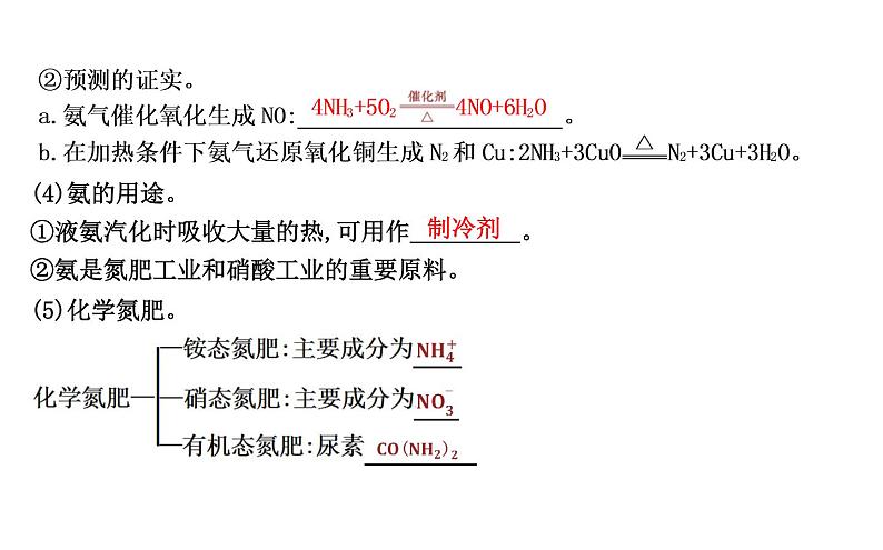 鲁科版高中化学必修第一册第3章第3节第2课时氨的转化与生成课件第7页