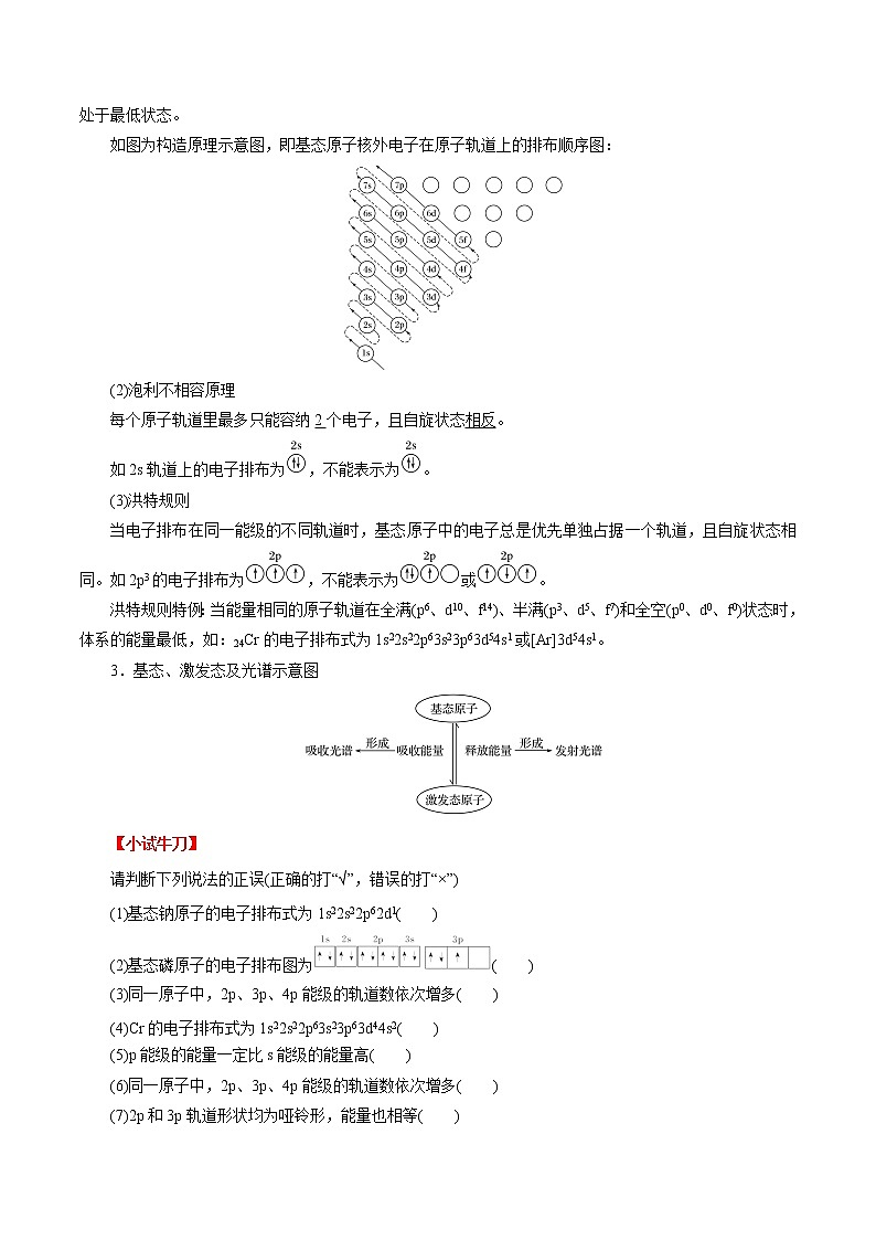 高考化学考点全复习——考点46《原子结构与性质》精选题（含解析）（全国通用）02