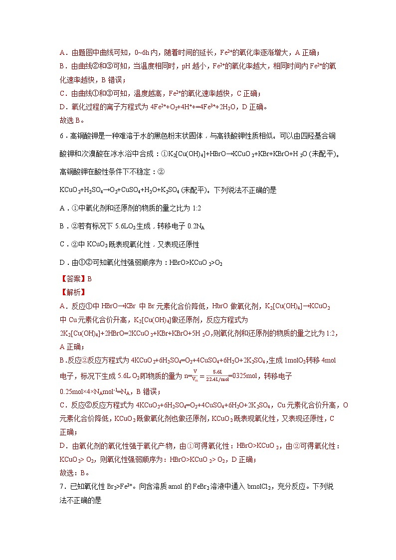 【备战2023高考】化学考点全复习——1.3.2《氧化性、还原性强弱的判断》精选题（解析版）第3页