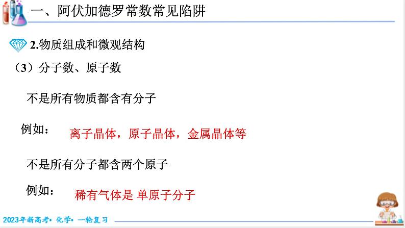 【备战2023高考】化学考点全复习——2.1.2《阿伏加德罗常数常见陷阱》复习课件（新教材新高考）第8页