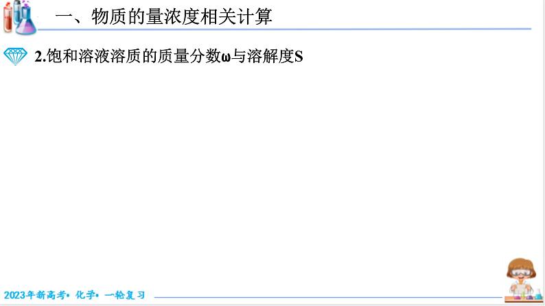 【备战2023高考】化学考点全复习——2.2.2《物质的量浓度的计算》复习课件（新教材新高考）05