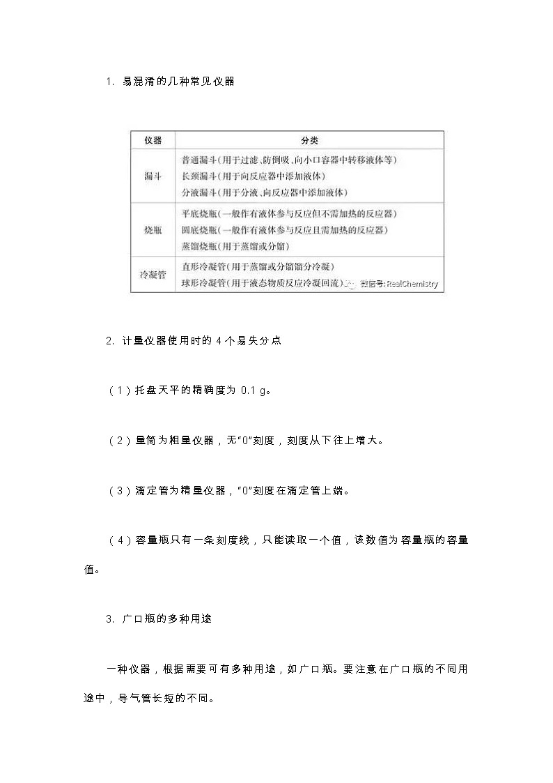 高考化学实验必须掌握的9大理论第1页
