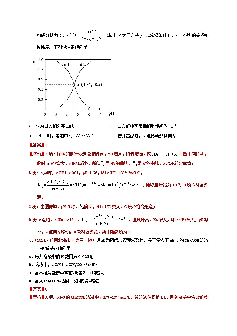 第七章 水溶液中的离子平衡章末检测（实战演练）-【高考引领教学】高考化学一轮针对性复习方案（全国通用）（解析版）第2页