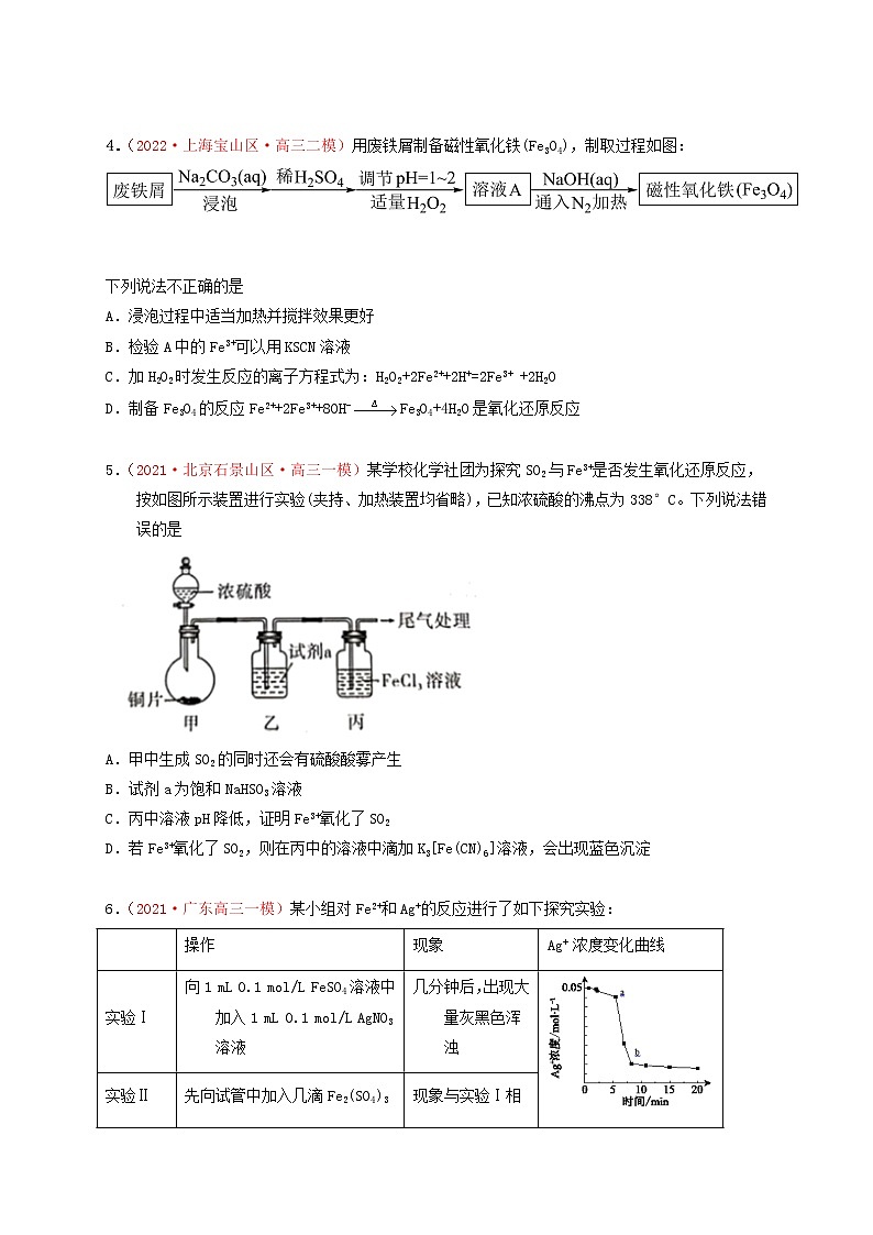 第三章 元素化合物基础（综合检测）-【高考引领教学】高考化学一轮针对性复习方案（原卷版）第2页