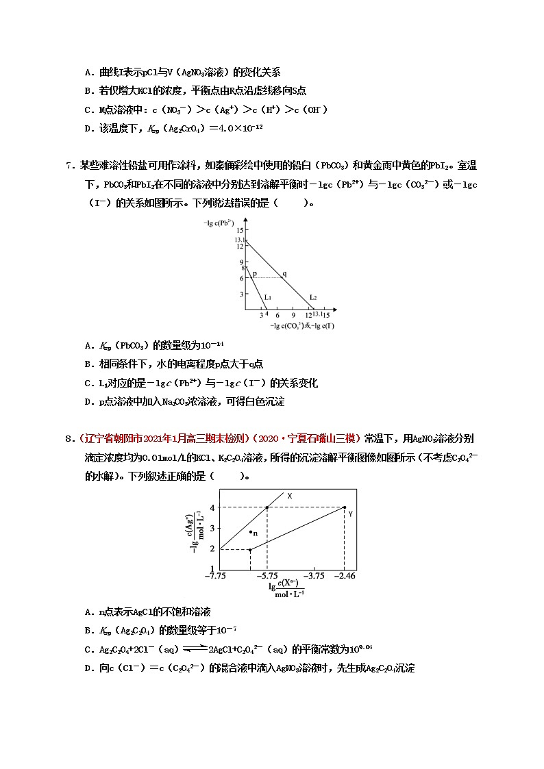 第四节 难溶电解质的沉淀溶解平衡 （实战演练）-【高考引领教学】高考化学一轮针对性复习方案（全国通用）（原卷版）第3页