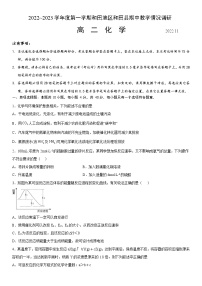 2023维吾尔自治区和田地区和田县高二上学期11月期中化学试题含答案