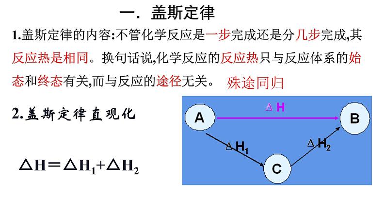 人教版选择性必修1 1.1第2课时 反应热的计算 课件03