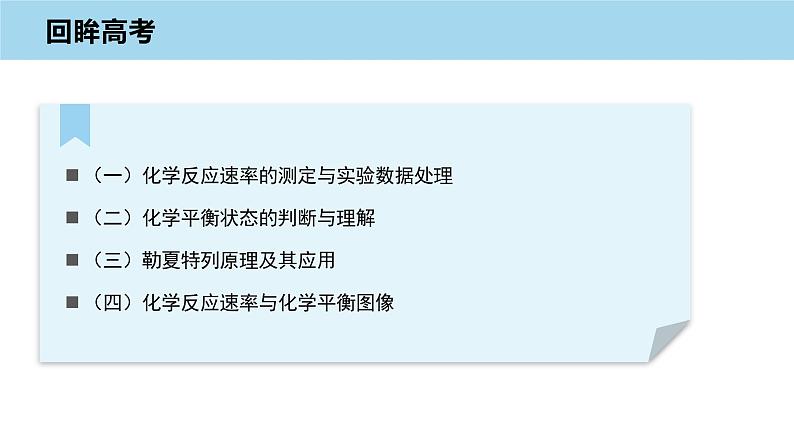 2023届高三化学高考备考一轮复习化学反应速率与化学平衡图像课件第4页