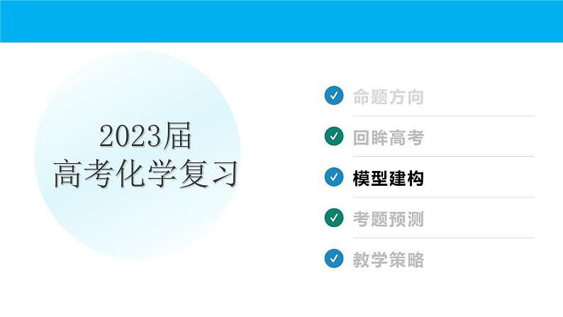 2023届高三化学高考备考一轮复习水溶液中的离子反应与平衡模型构建课件第2页