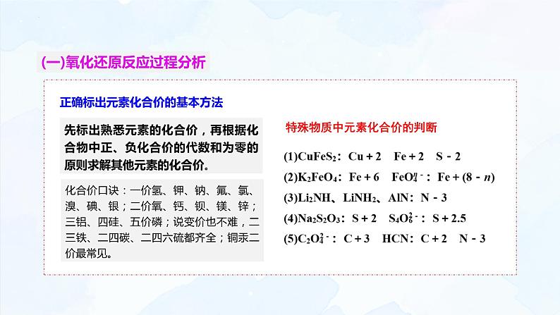 2023届高三化学一轮复习  氧化还原反应 课件第8页