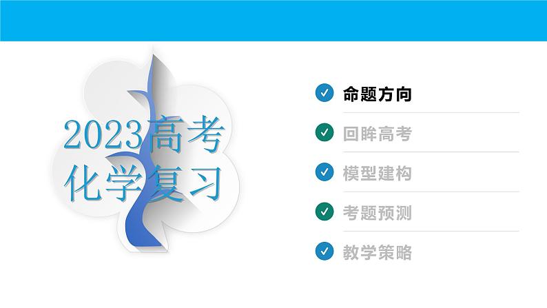 2023届高考化学反应原理模型构建与考题预测课件PPT03