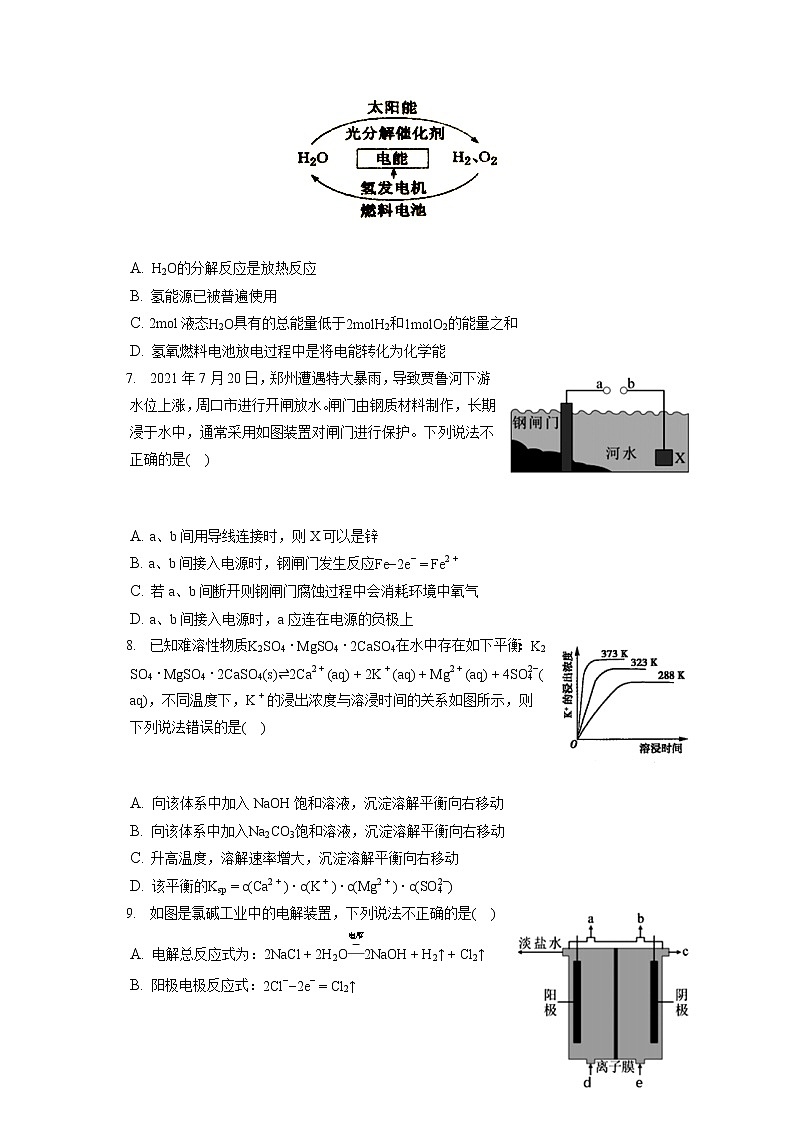 2021-2022学年北京市怀柔区高二（上）期末化学试卷（含答案解析）02