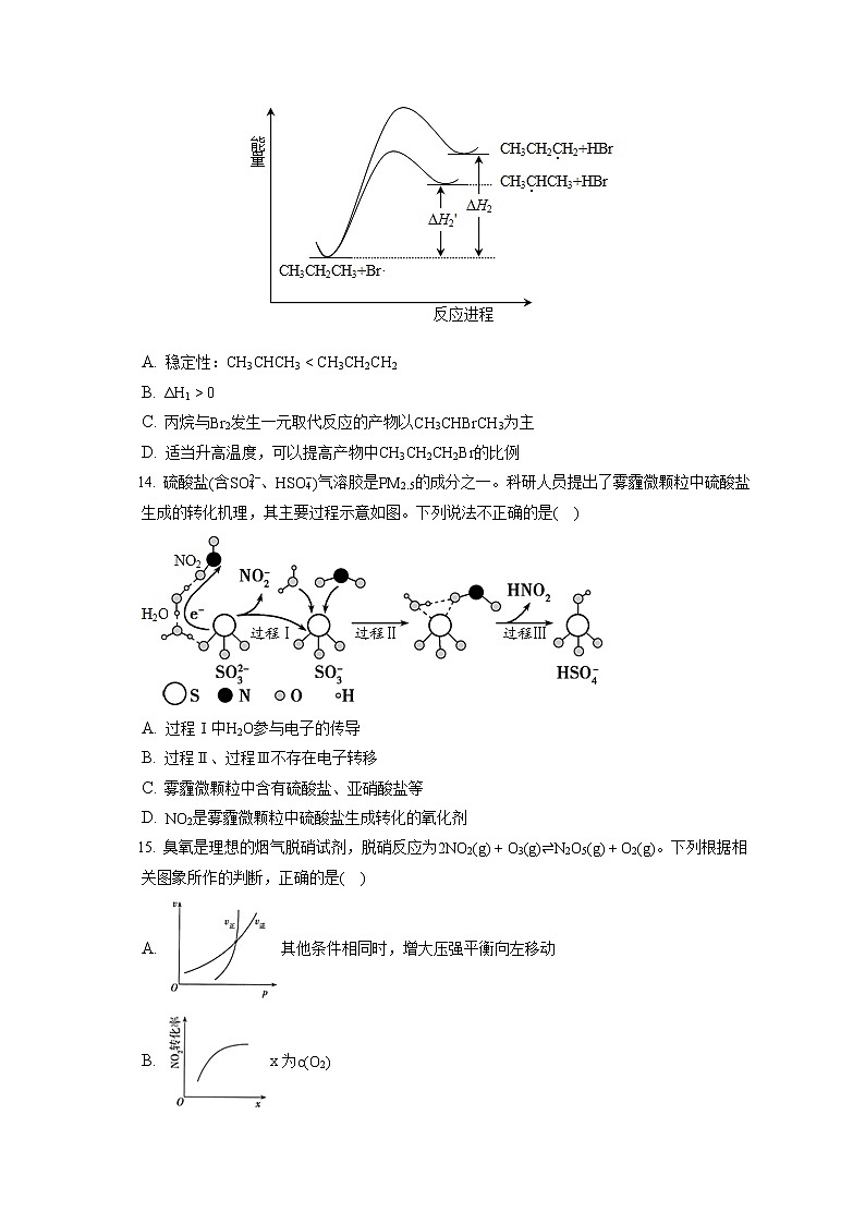 2021-2022学年浙江省丽水市高二（上）期末化学试卷（含答案解析）第3页