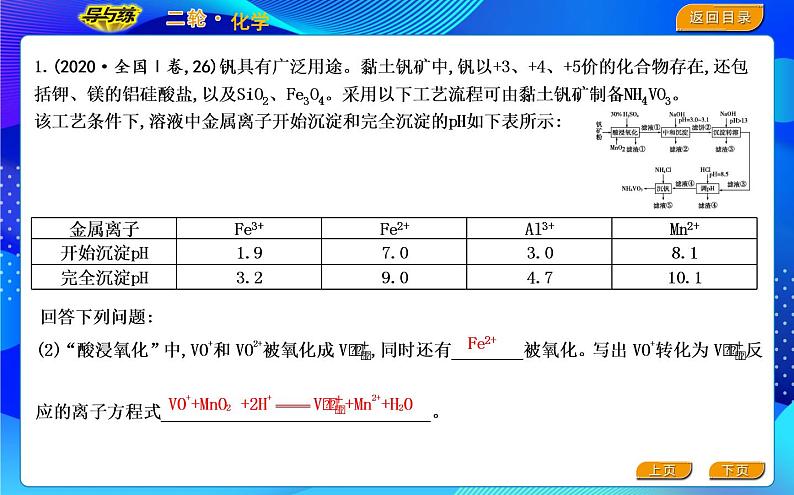 2022版《导与练》高考化学二轮复习 板块二 无机化学工艺流程课件PPT第3页