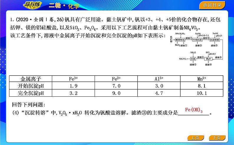 2022版《导与练》高考化学二轮复习 板块二 无机化学工艺流程课件PPT第5页