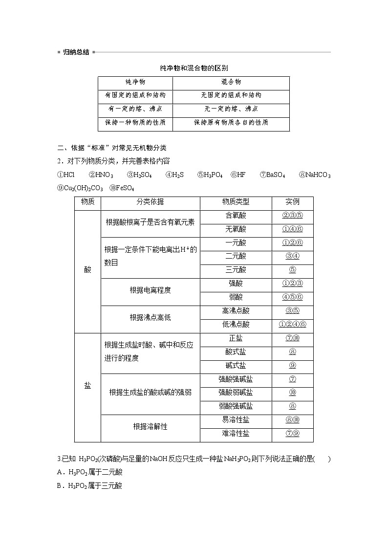 (新高考)高考化学一轮复习讲义第1章第1讲物质的组成、性质和分类(含解析)03