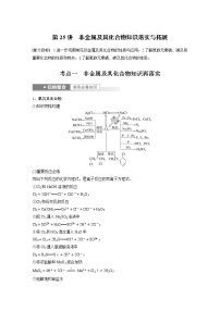 (新高考)高考化学一轮复习讲义第4章第25讲非金属及其化合物知识落实与拓展(含解析)