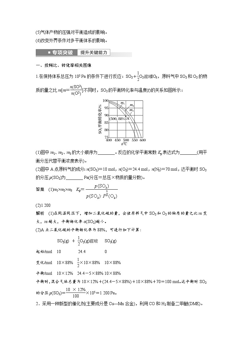 (新高考)高考化学一轮复习讲义第7章第45讲实际工业生产中图像问题分类突破(含解析)02
