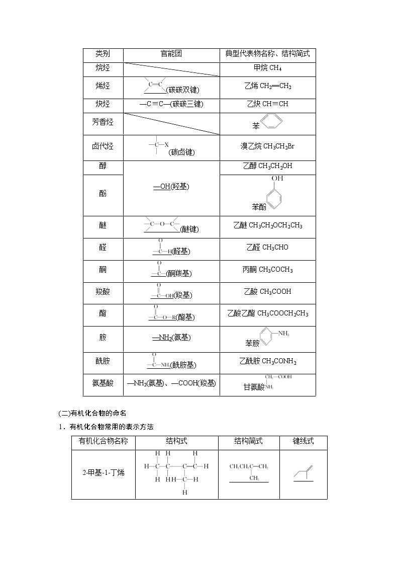 (新高考)高考化学一轮复习讲义第9章第56讲认识有机化合物(含解析)02