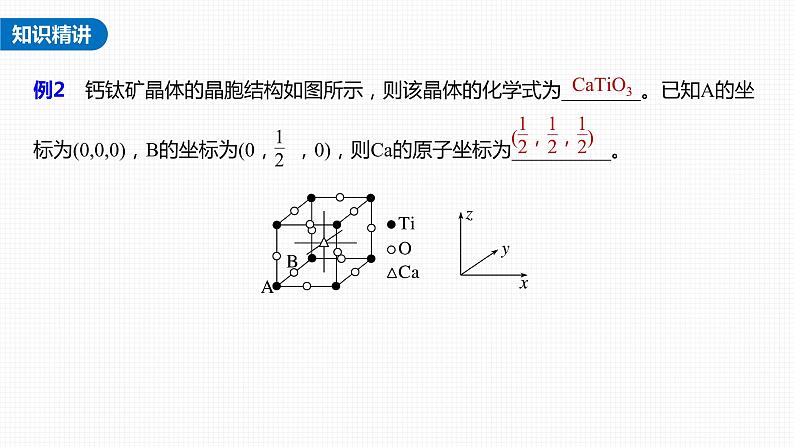 (新高考)高考化学大一轮复习课件第5章第31讲热点强化11晶胞参数、坐标参数的分析与应用(含解析)05