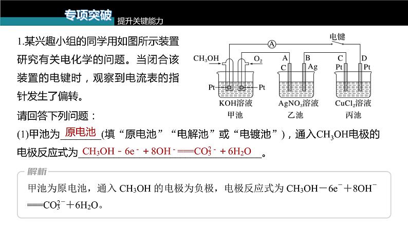 (新高考)高考化学大一轮复习课件第6章第39讲多池、多室的电化学装置(含解析)第7页