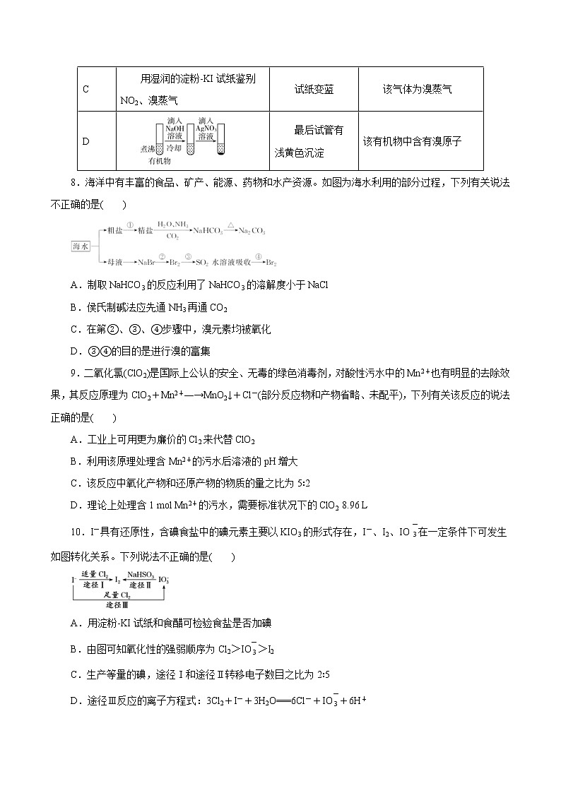 (新高考)高考化学一轮复习讲测练第10讲氯及其化合物（练）(2份打包，解析版+原卷版，可预览)03