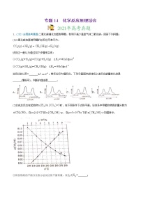 高考化学真题与模拟题分类训练专题14 化学反应原理综合（2份打包，含解析+原卷版，可预览）