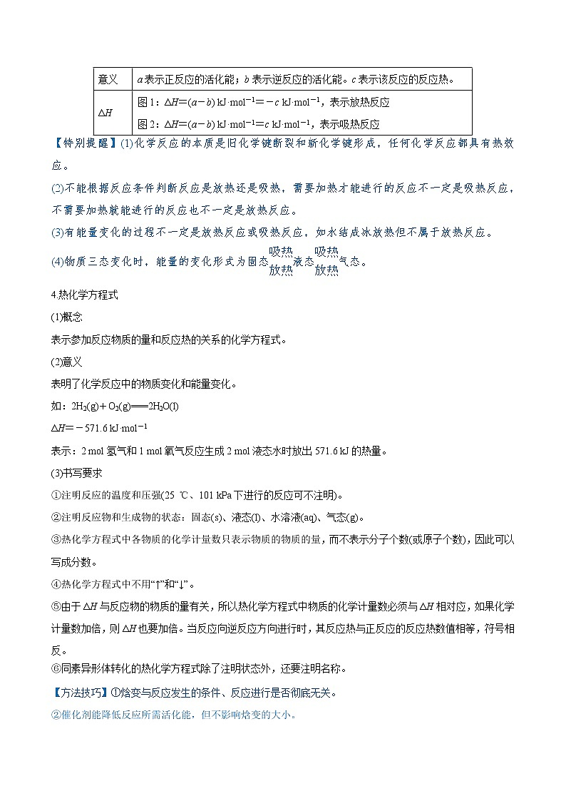 (通用版)高考化学一轮复习讲练测第17讲  化学能与热能（精讲）（2份打包，解析版+原卷版，可预览）03