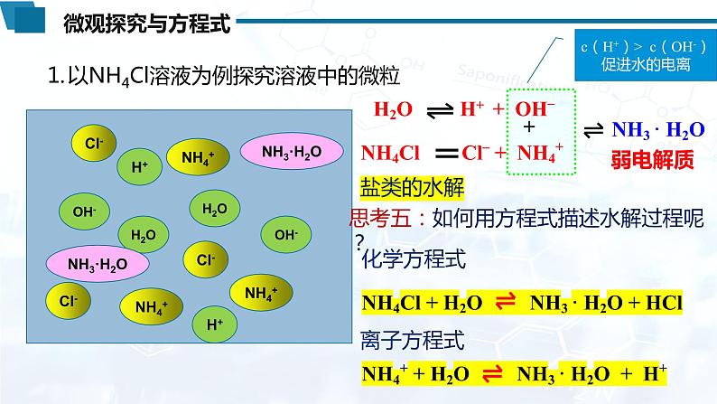 选择性必修1 第三章 第三节 第1课时 盐类的水解-教学课件第8页