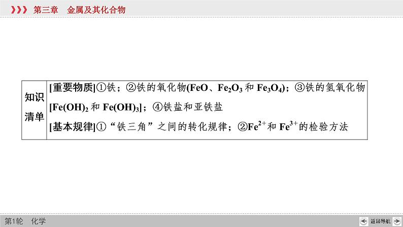 高考化学一轮复习课件第3章第3讲 铁及其重要化合物（含解析）04