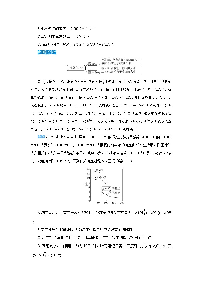 高考化学二轮复习教案专题突破(八) 突破酸碱中和图像中的五个关键点（含解析）第3页