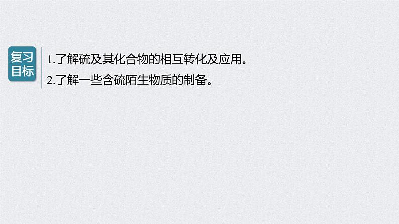 2022年高考化学一轮复习课件 第4章 第22讲　硫及其化合物的相互转化 (含解析)第2页