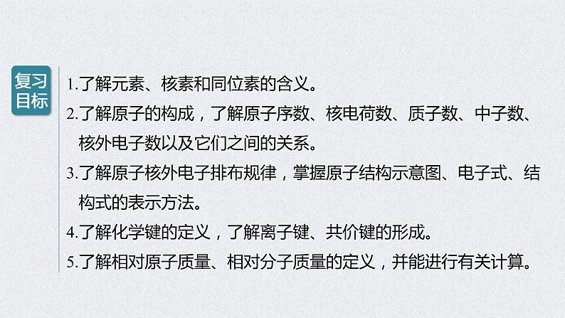 2022年高考化学一轮复习课件 第5章 第27讲　原子结构　化学键 (含解析)02