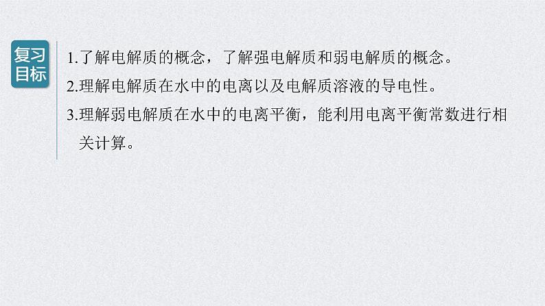 2022年高考化学一轮复习课件 第8章 第37讲　弱电解质的电离平衡 (含解析)02