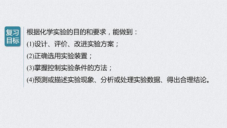 2022年高考化学一轮复习课件 第10章 第47讲　化学实验热点 (含解析)02