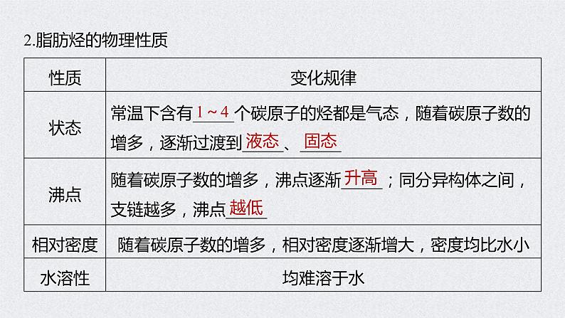 2022年高考化学一轮复习课件 第11章 第49讲　烃和卤代烃 (含解析)06