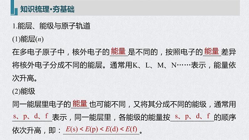 2022年高考化学一轮复习课件 第十二章 第53讲　原子结构与性质 (含解析)05