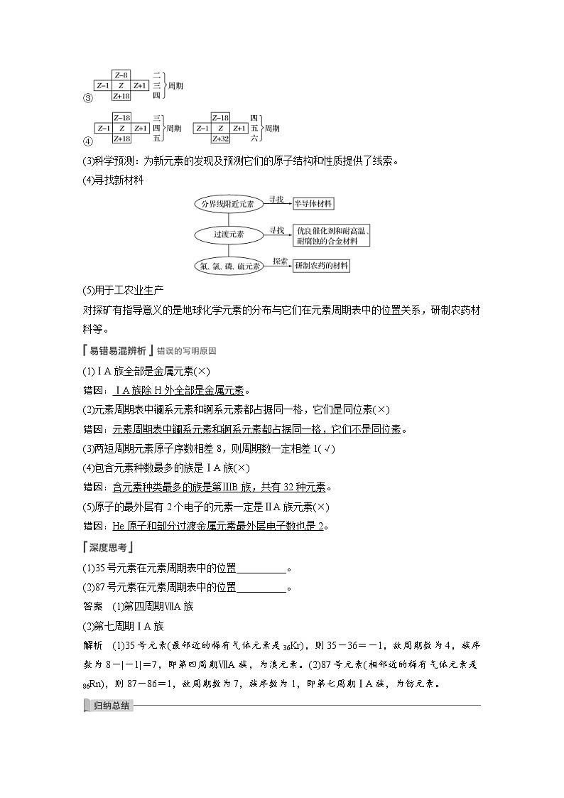 2022年高考化学一轮复习讲义第5章第28讲　元素周期律和元素周期表 (含解析)03