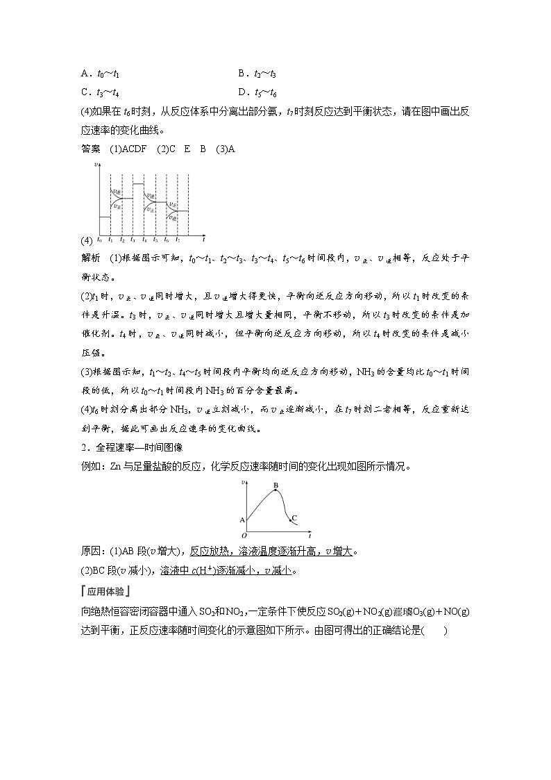 2022年高考化学一轮复习讲义第7章第36讲　化学反应速率、平衡图像 (含解析)03