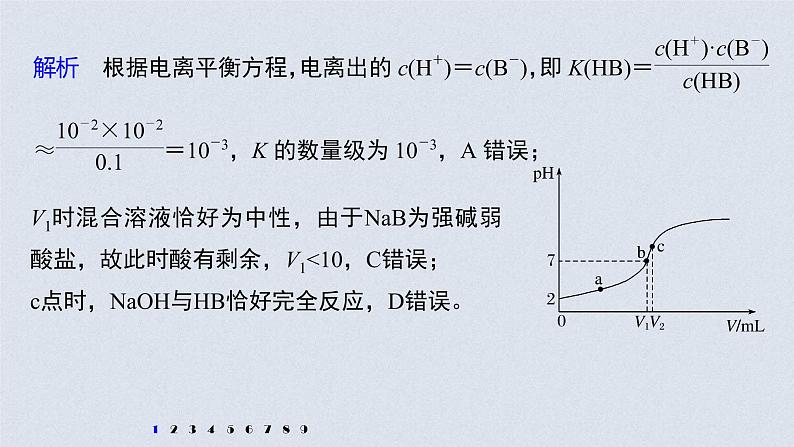 2022年高考化学二轮复习 第8章 第39讲 专项提能特训15　滴定过程的曲线分析 (含解析)课件PPT03