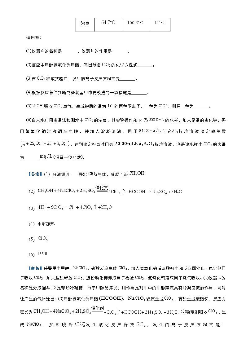 (新高考)高考化学二轮复习大题优练1 无机制备类实验设计(解析版)第2页