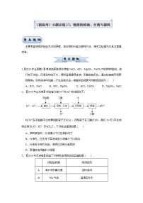 (新高考)高考化学二轮复习小题必练17物质的检验、分离与提纯(2份打包，解析版+原卷版，可预览)