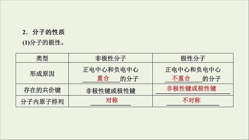 (通用版)高考化学一轮复习课件第十一章物质结构与性质第2节考点3分子间作用力与分子的性质 (含解析)第8页