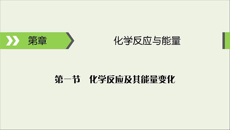 (通用版)高考化学一轮复习课件第六章化学反应与能量第1节考点1焓变与反应热 (含解析)01