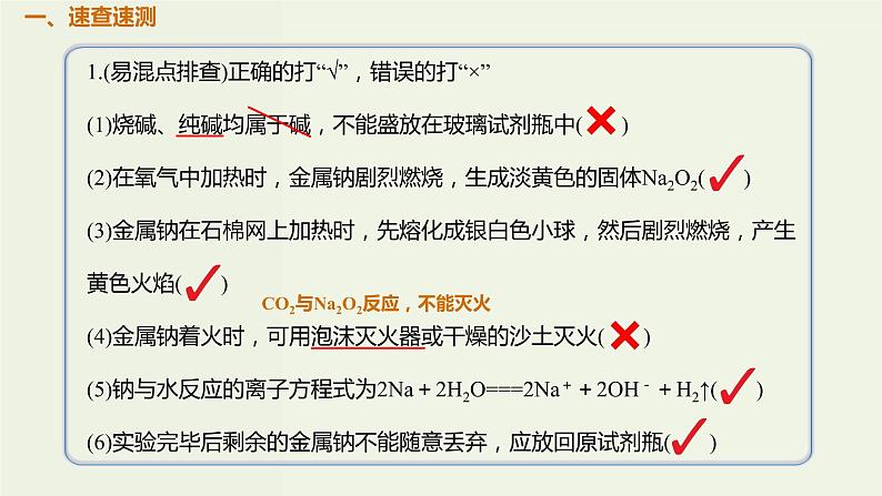 2020版高考化学一轮复习考点备考课件3.1.1钠的主要性质及应用 (含解析)第2页