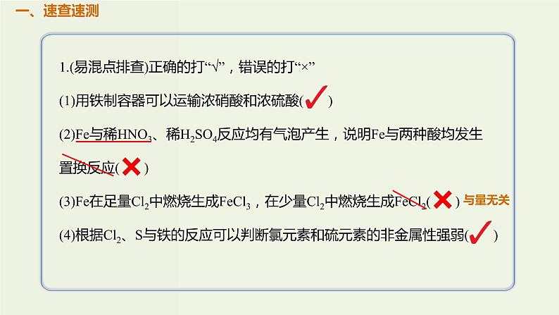 2020版高考化学一轮复习考点备考课件3.3.1铁的单质氧化物及氢氧化物 (含解析)02